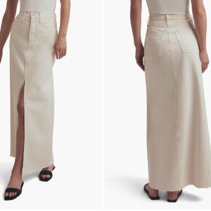 The Sadie High Waist Denim Skirt